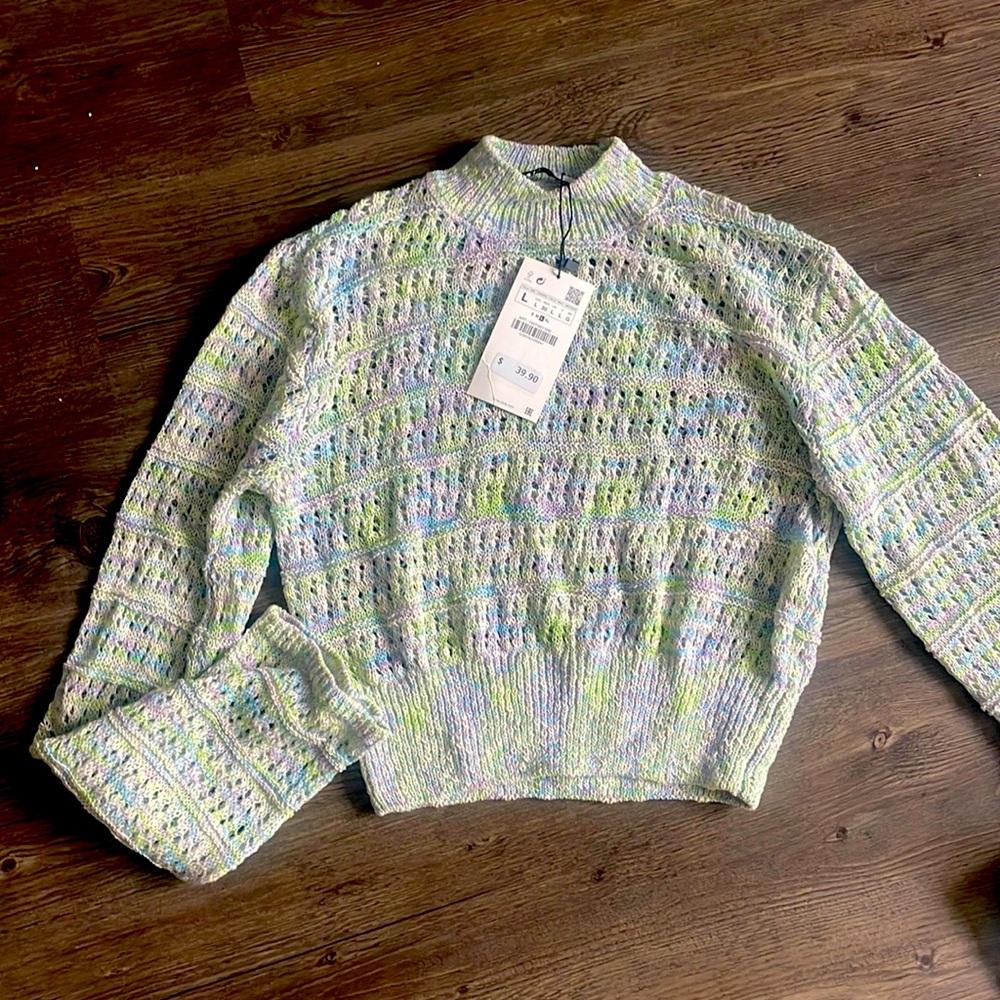 Pastel knit sweater